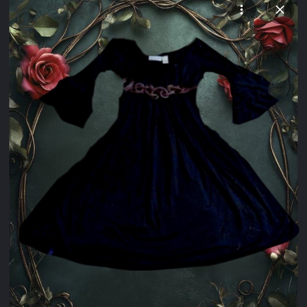 Kenar Black belted dress